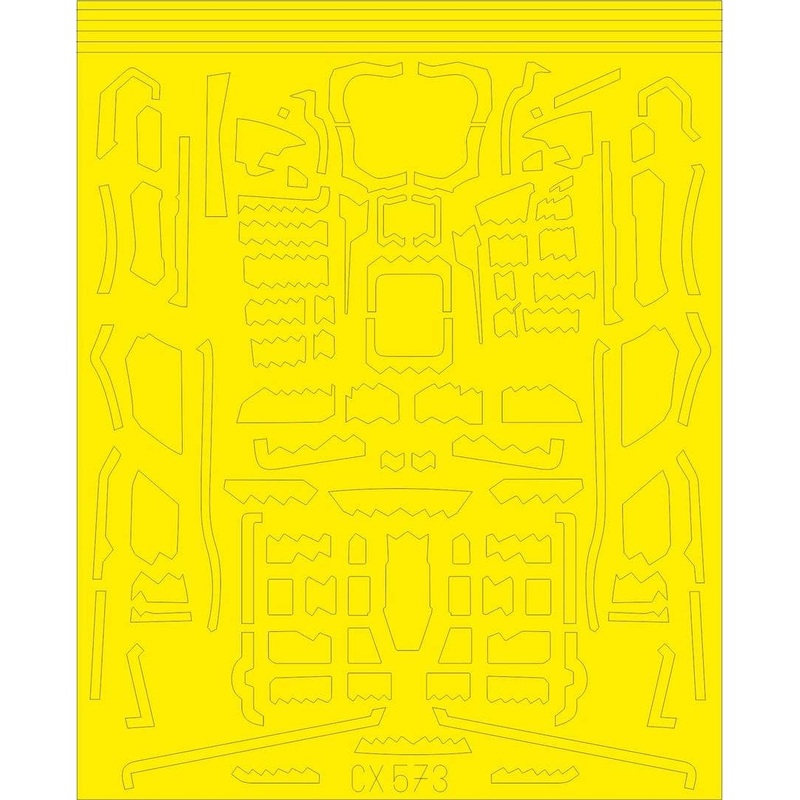 1/72 F-35B Surface Panels Masking Sheet (for Academy)