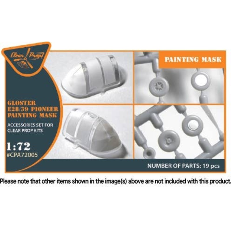 1/72 Gloster E28/39 Pioneer Painting Mask (for Clear Prop!)