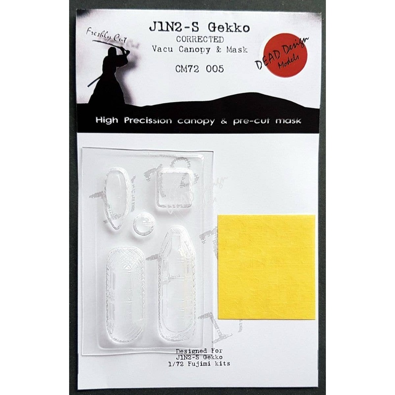 1/72 J1N2 Gekko Vacu Canopy & Mask