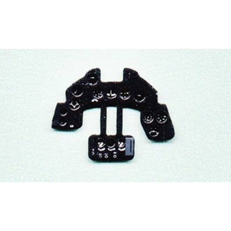 1/72 Macchi Mc.202 Forgore Initial Coloring Instrument Panel Hasegawa