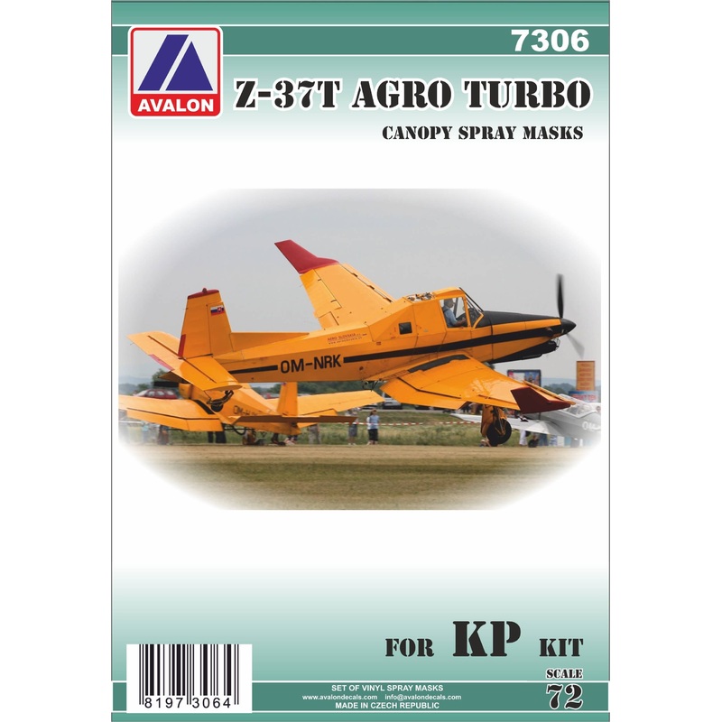 1/72 Z-37T Cmelak Canopy Mask (for KP Models)