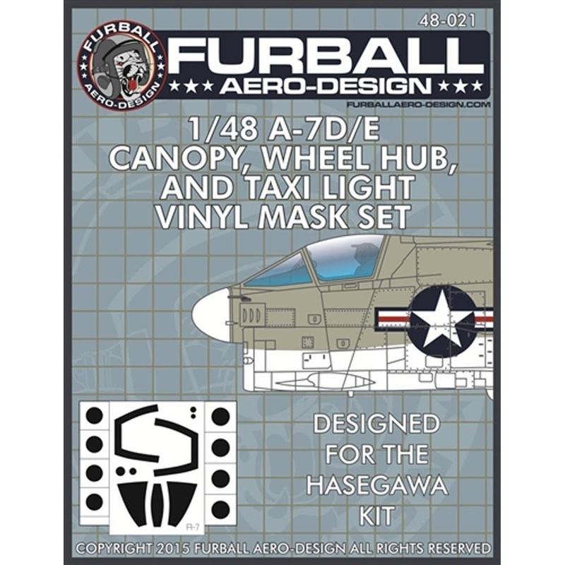 1/48 A-7D/E Vinyl Mask Set