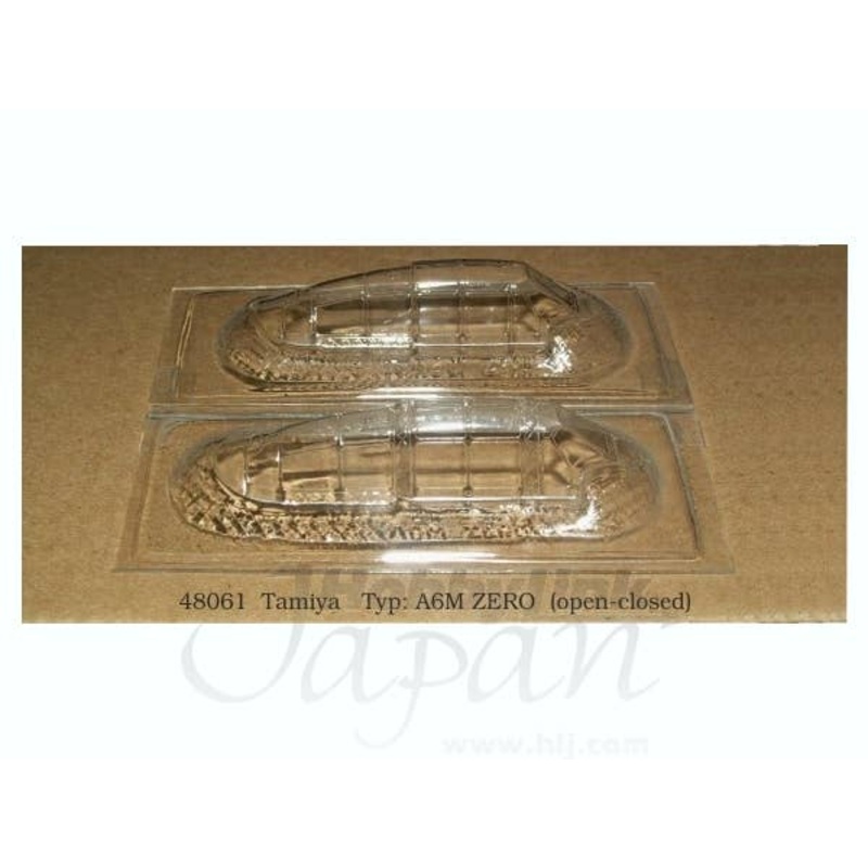 1/48 A6M Zero Canopy (Open-Closed) (for Tamiya)