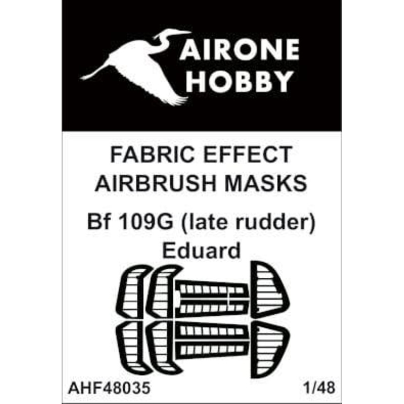 1/48 Bf 109G-6 to G-10 Fabric Effect Airbrush Mask (for Eduard)