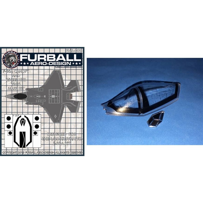 1/48 F-35A Vinyl Mask Set (for Kitty Hawk)