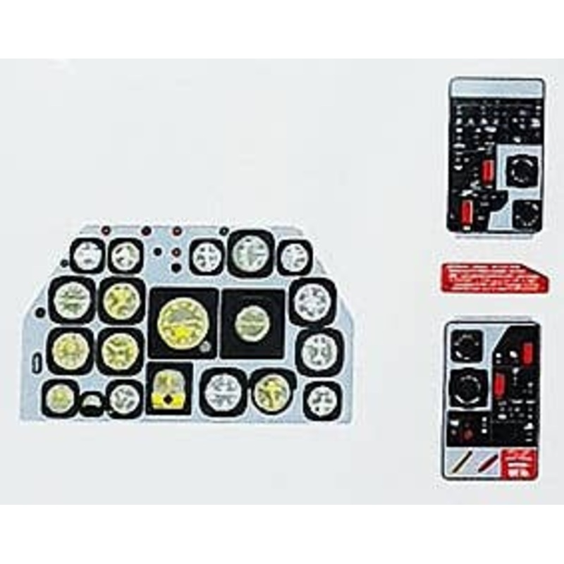 1/48 F-86E / F Saber Gray Coloring Instrument Panel Hasegawa, etc.