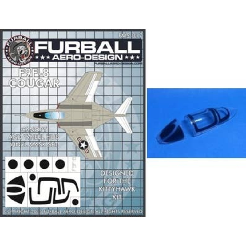 1/48 F9F-8 Vinyl Mask Set (for Kitty Hawk)