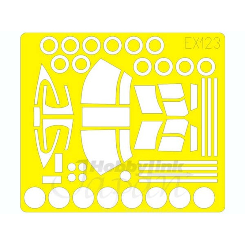 1/48 Kv-107 II Shirasagi Die-Cut Flexible Mask (for Academy)