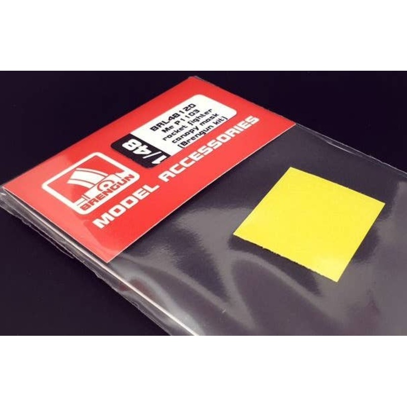 1/48 Me P1103 Rocket Fighter Canopy Mask (for Brengun)