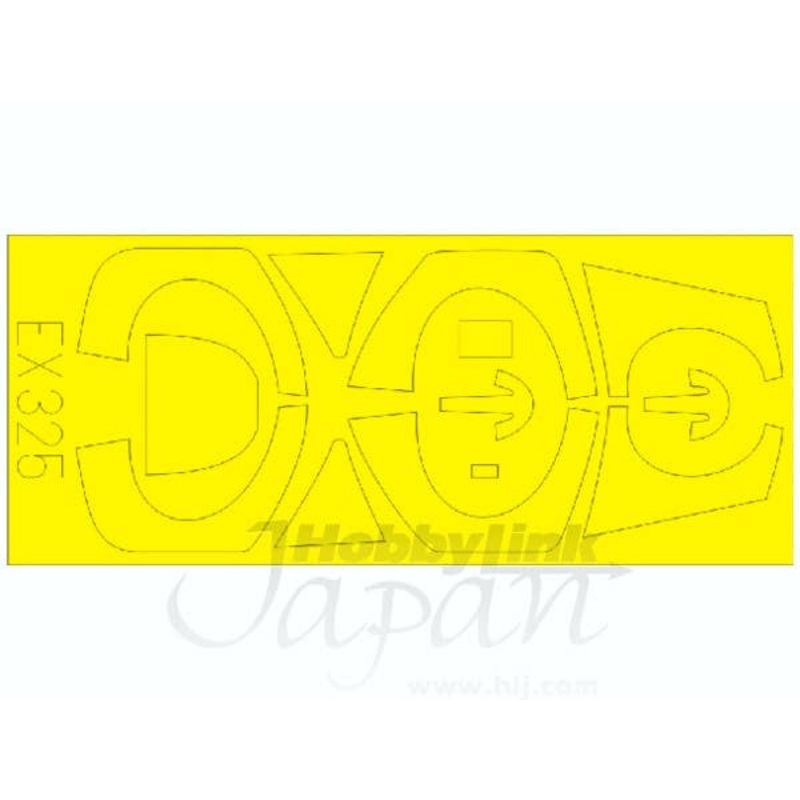 1/48 Mirage 2000B/D/N Masking Sheet (for Kinetic)