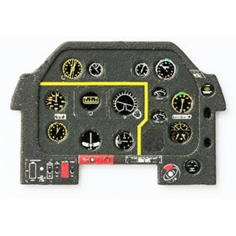 1/48 P-51D Early Mustang Coloring instrument panel Meng
