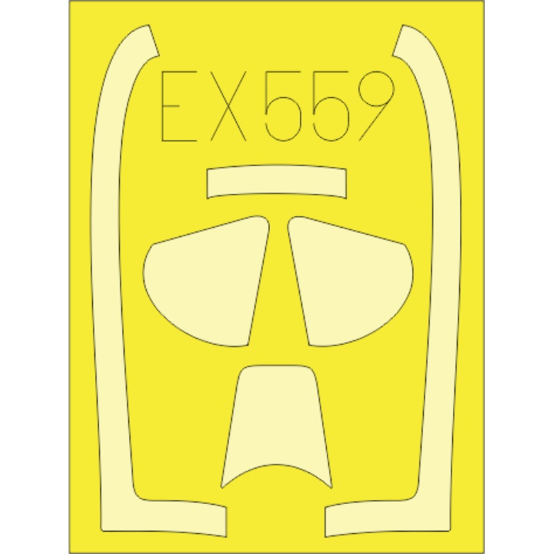 1/48 P-51D Masking Sticker (for Meng Model)