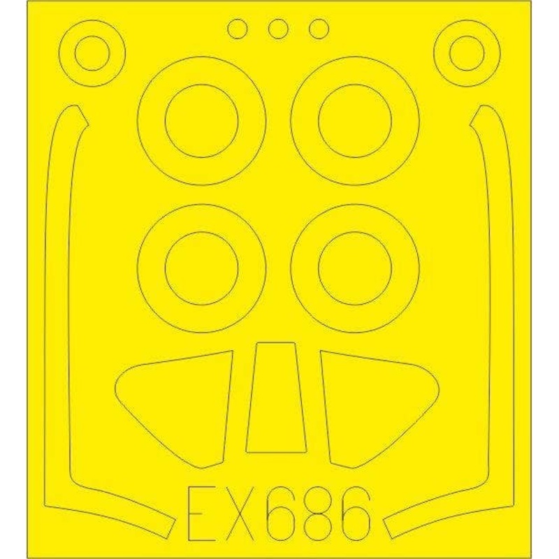 1/48 P-51H Masking Sheet (for Modelsvit)