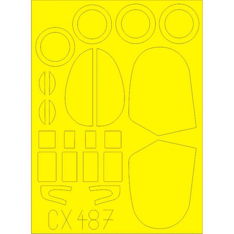 1/72 Avia Bk.534 Mask Sheet (for Eduard)