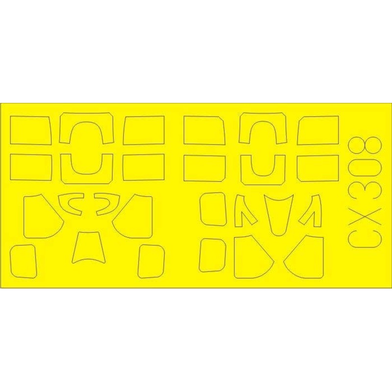 1/72 F6F Masking Sheet (for Eduard)