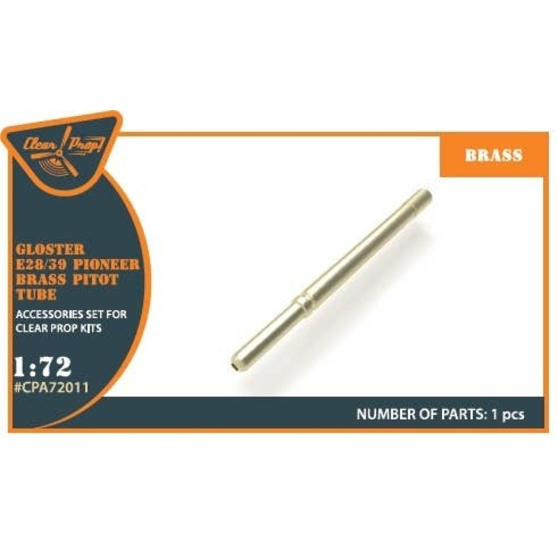 1/72 Gloster E28/39 Pioneer Brass Pitot Tube (for Clear Prop!)