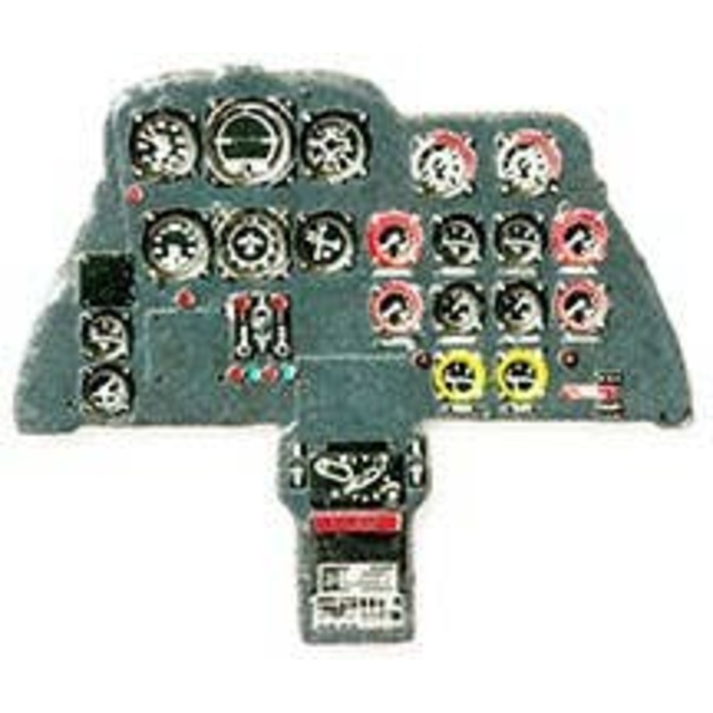 1/72 Messerschmitt Me262A Colored Instrument Panel Airfix