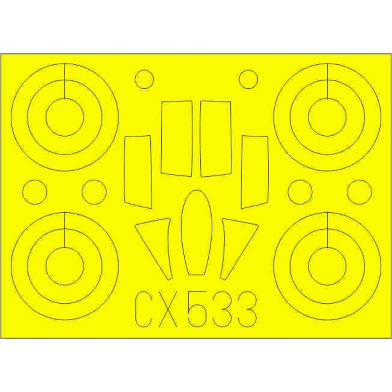 1/72 MiG-25RBT Masking Sheet (for ICM)