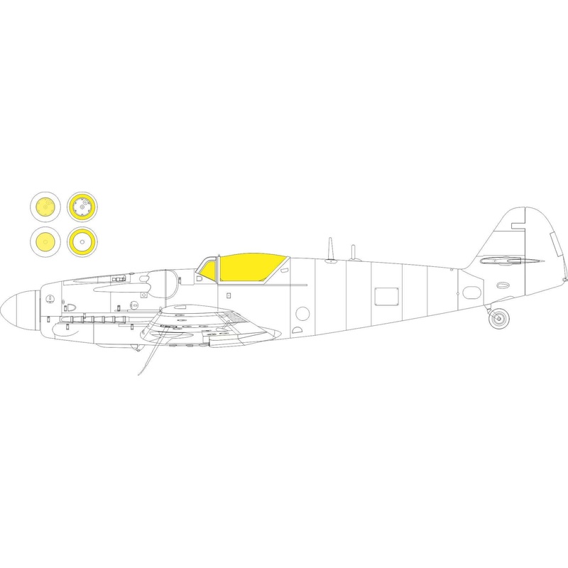 1/72 S-199 bubble canopy Weekend Masks (for Airfix)