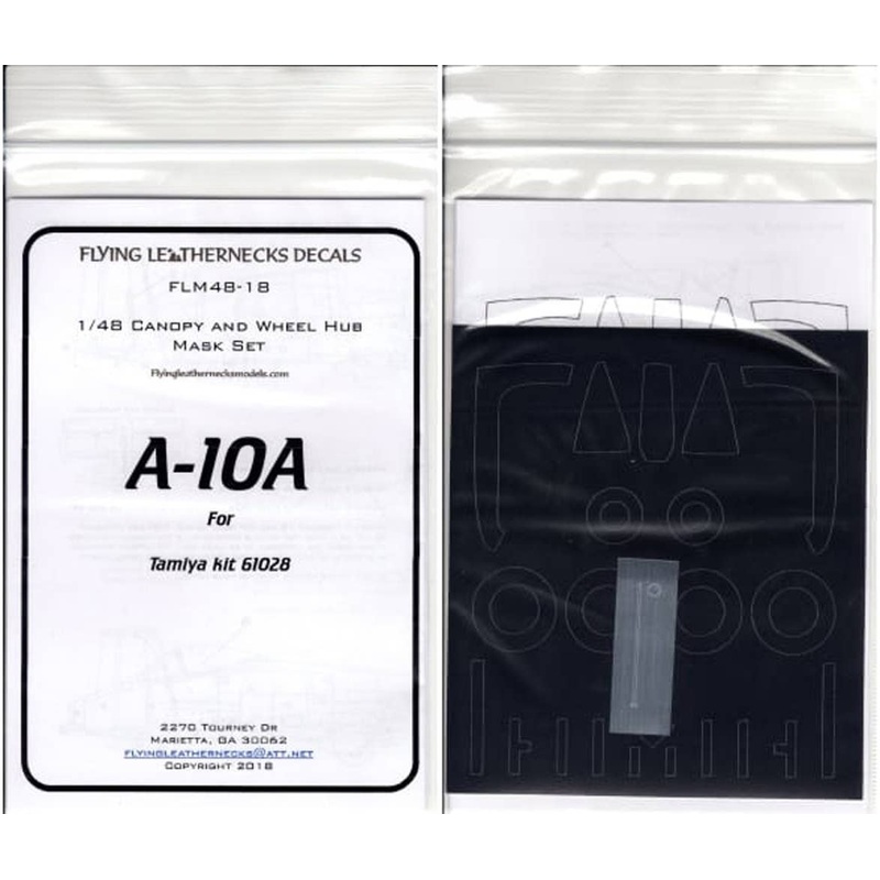 1/48 A-10A Canopy & Wheel Mask (for Tamiya)