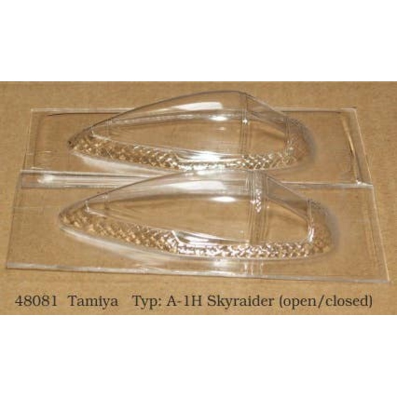 1/48 A-1H SkyRadar Canopy (Open-Closed) (for Tamiya)