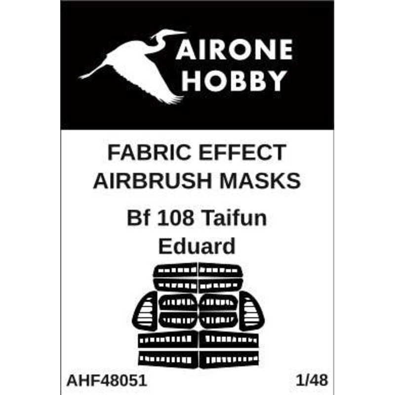 1/48 Bf 108 Taifun Fabric Effect Airbrush Mask (for Eduard)