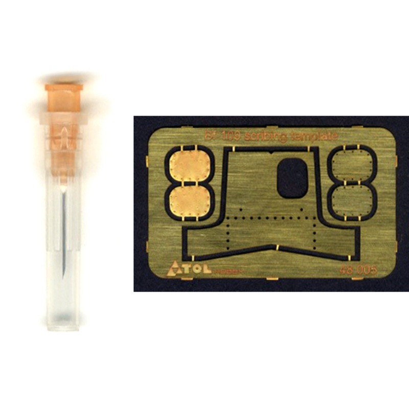 1/48 Bf-109F/G/K Master Compass Hatch Scribing Template
