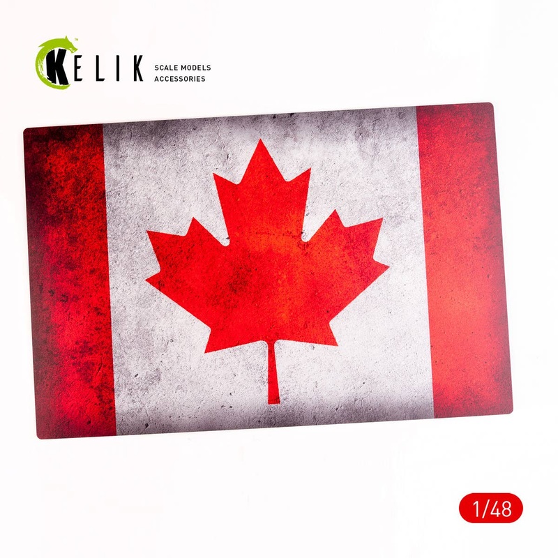 1/48 Canada Flag - Base - Acrylic 3 mm (410 x 270 mm) (410 g)