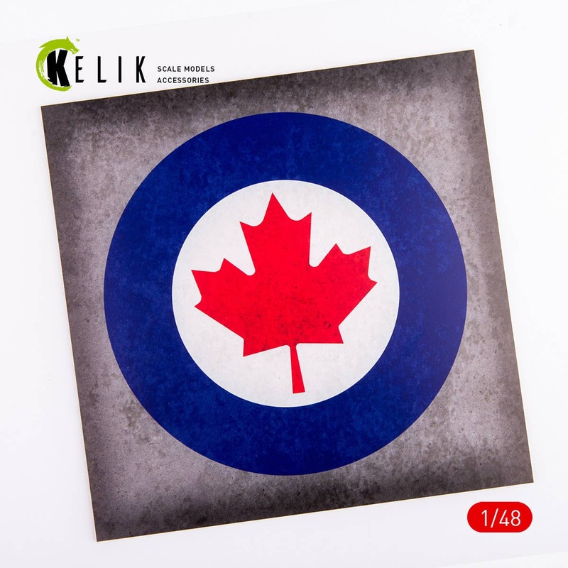 1/48 Canada Roundel - Acrylic 3 mm (240 x 240 mm) (190g)