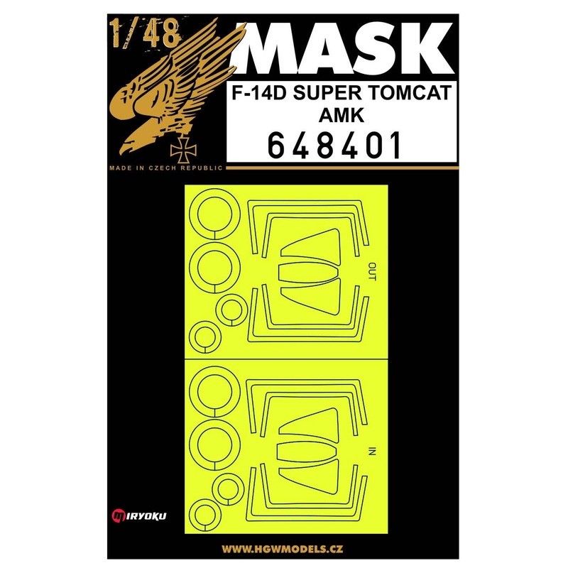 1/48 F-14D Super Tomcat Paint Mask (for AMK)