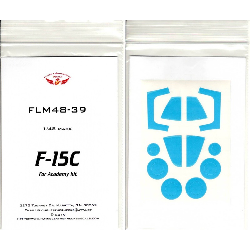 1/48 F-15C Canopy & Wheel Mask Set for AC Kit