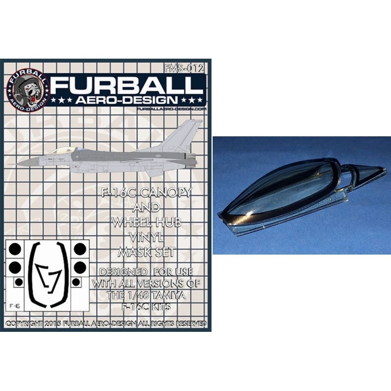 1/48 F-16C Vinyl Mask Set (for Tamiya)