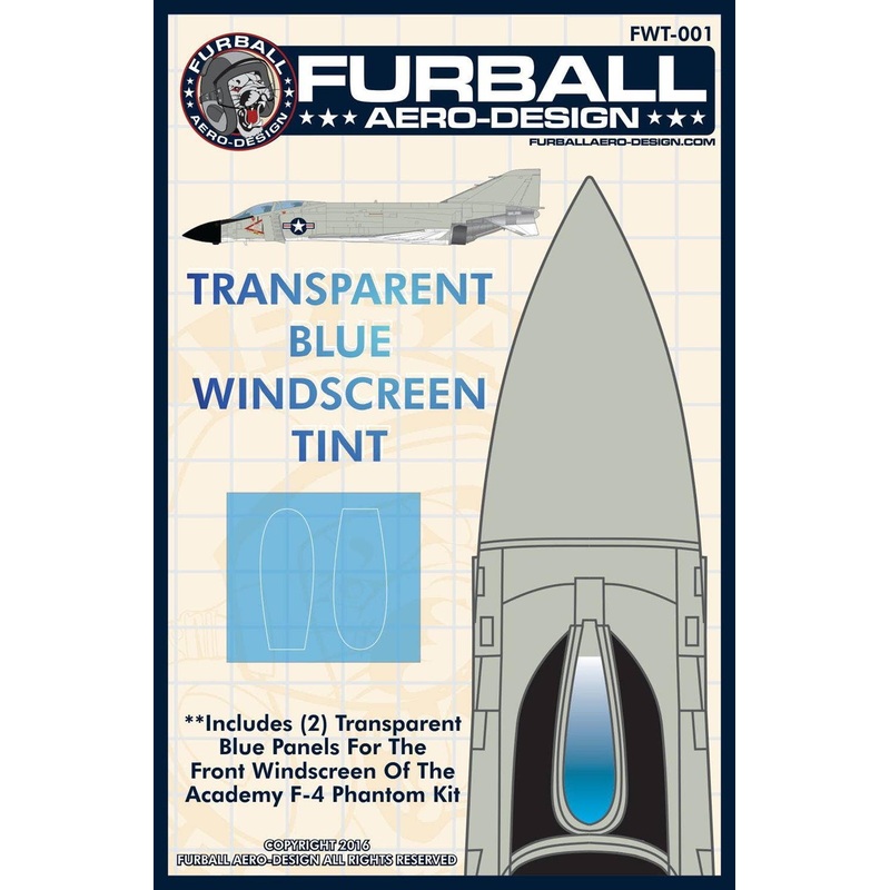 1/48 F-4 Phantom II Windscreen Tint