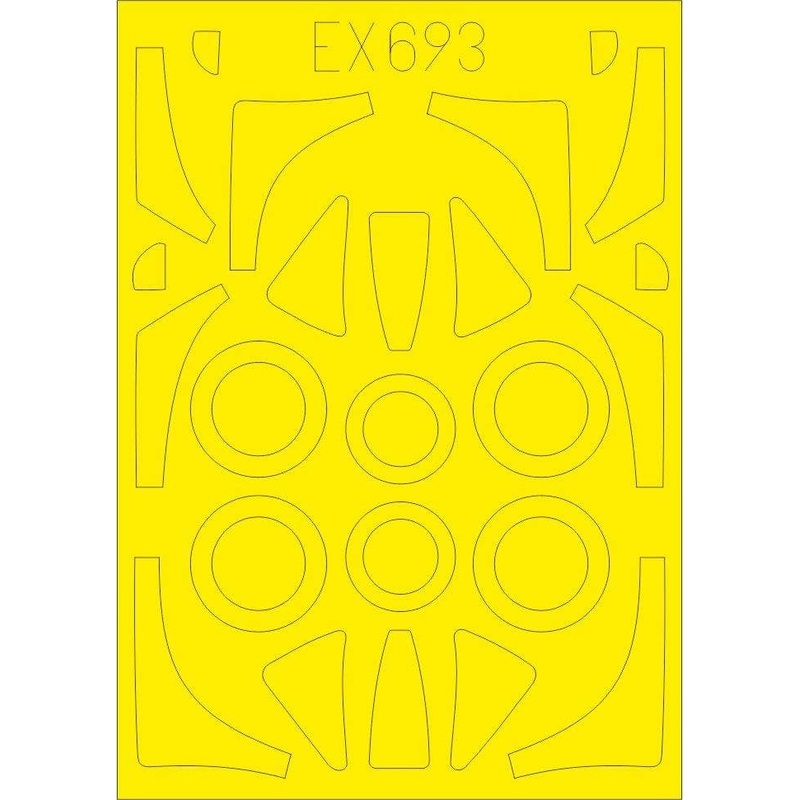 1/48 FJ-2 Fury TFace Masking Sheet (for Kitty Hawk)