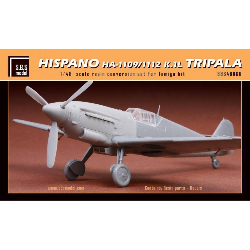1/48 Hispano HA-1109/1112 K.1L Tripala Conversion (for Tamiya)