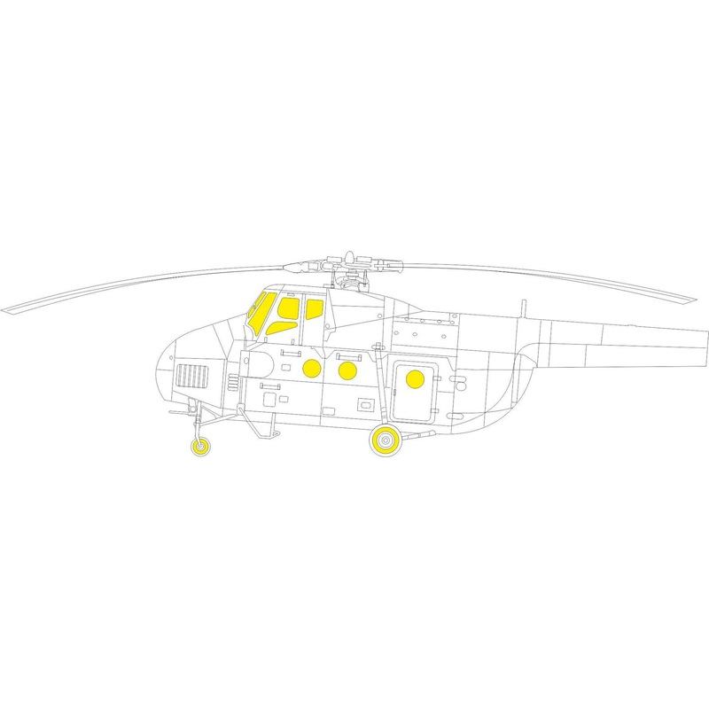 1/48 Mi-4A TFace Masks (for TRUMPETER)