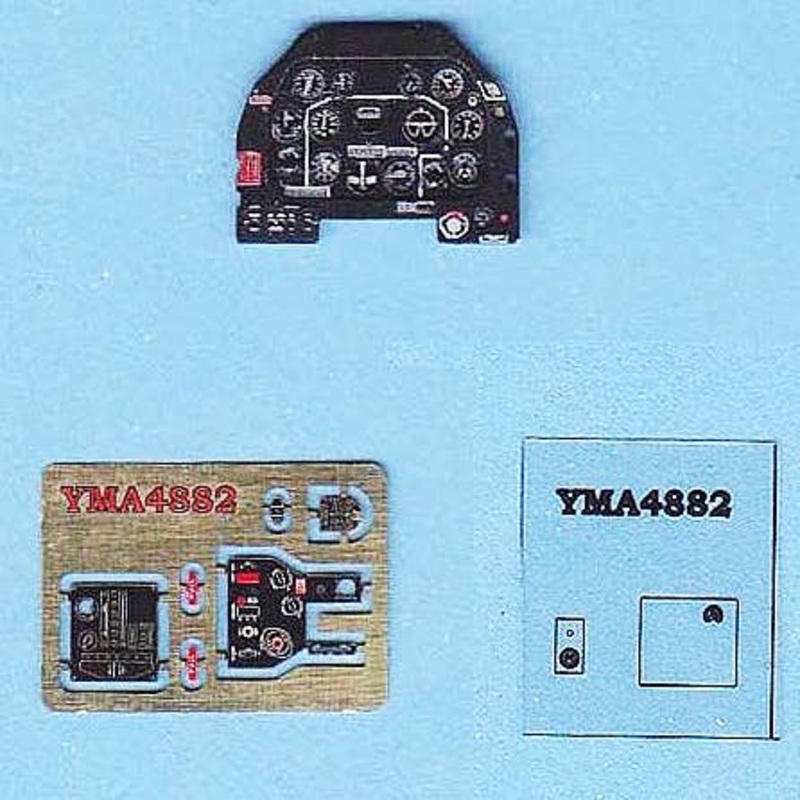 1/48 P-51D-5 Mustang Coloring Instrument Plate Eduard