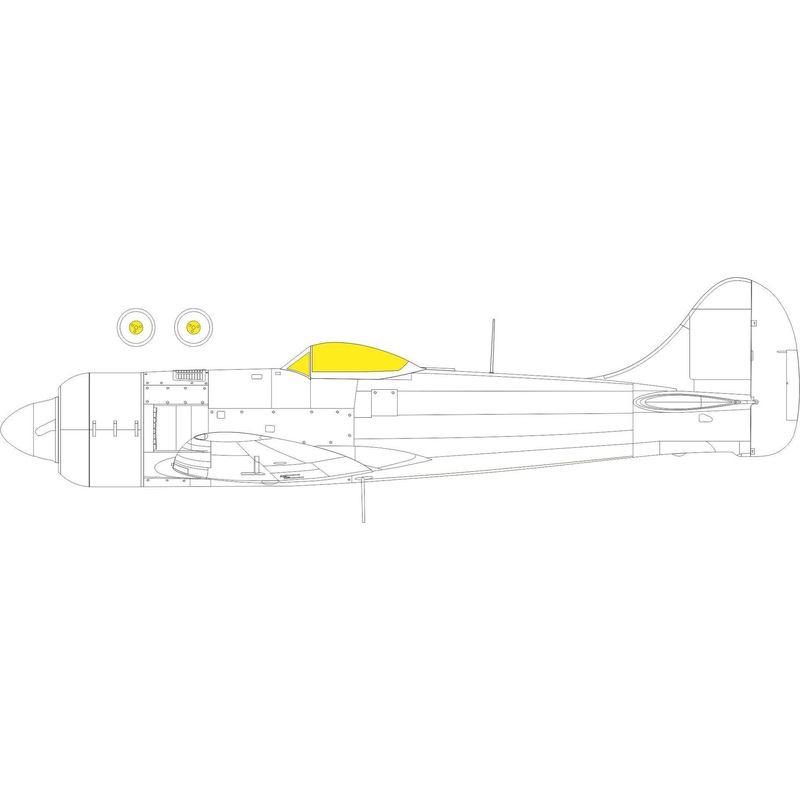1/48 Tempest Mk.II Weekend Masks (for EDUARD)