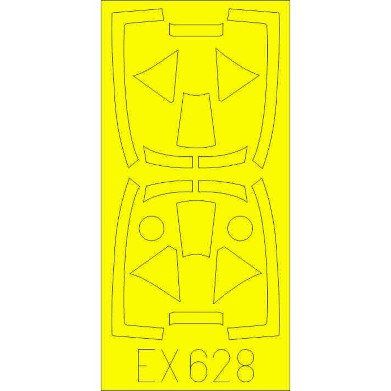 1/48 Tempest Mk.V TFace Masking Sheet (for Eduard)