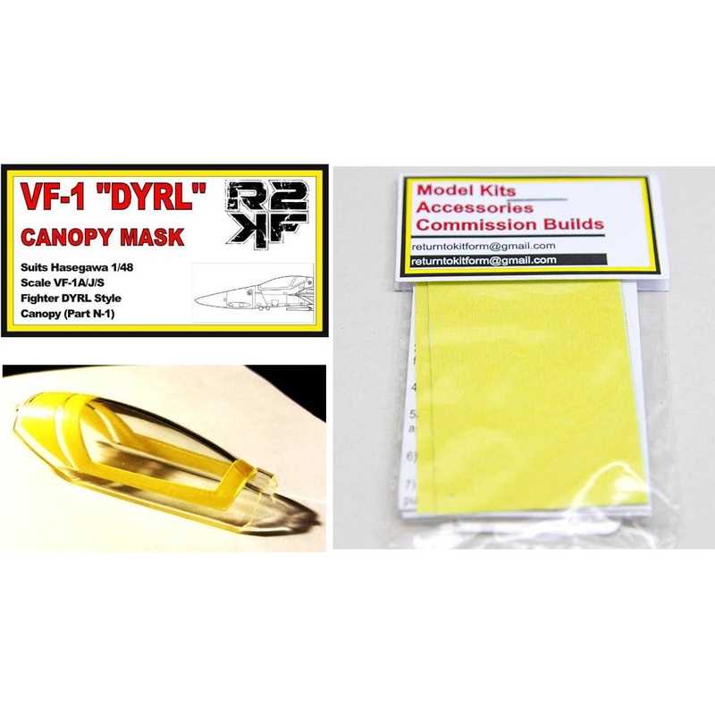 1/48 VF-1 "DYRL" Canopy Mask (for Hasegawa)