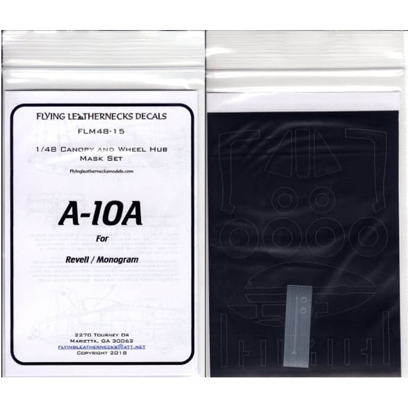 1/48 A-10A Canopy & Wheel Mask (for Revell/Monogram)
