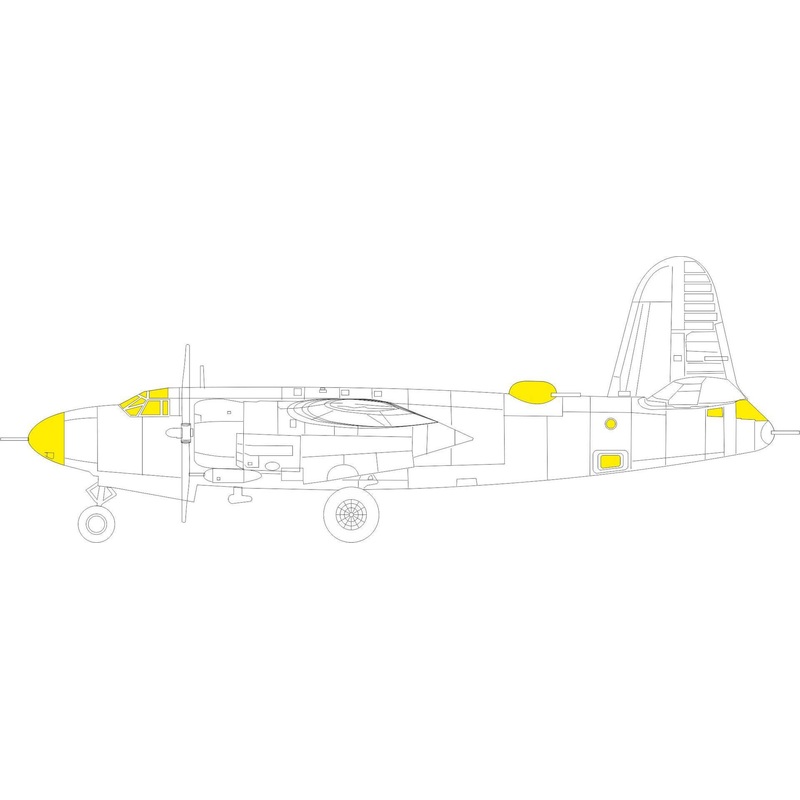 1/48 B-26B Marauder MASK (for ICM)