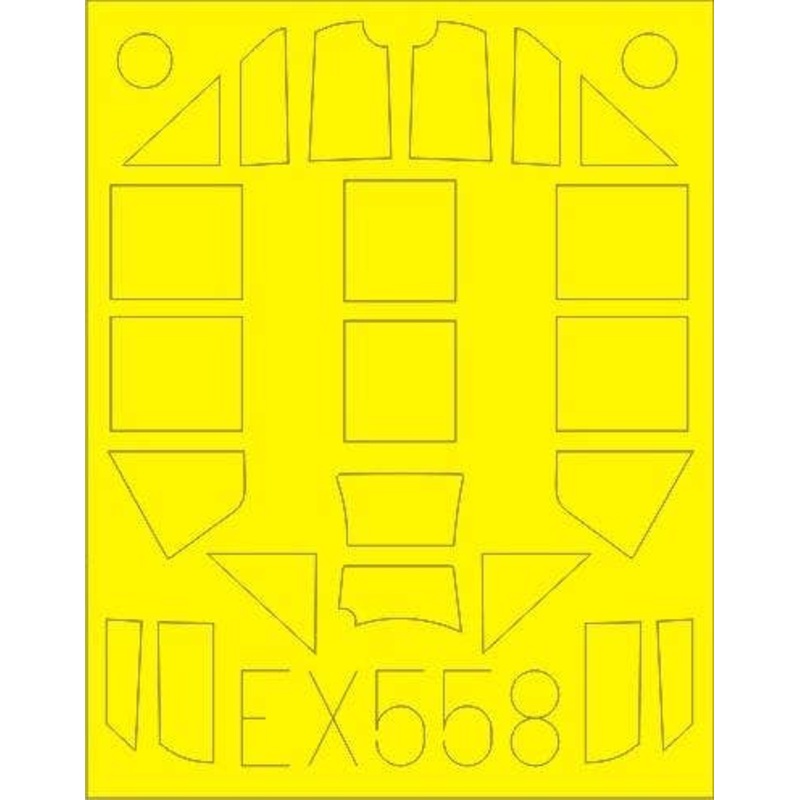 1/48 Bf 109G-4 Masking Sticker (for Eduard)