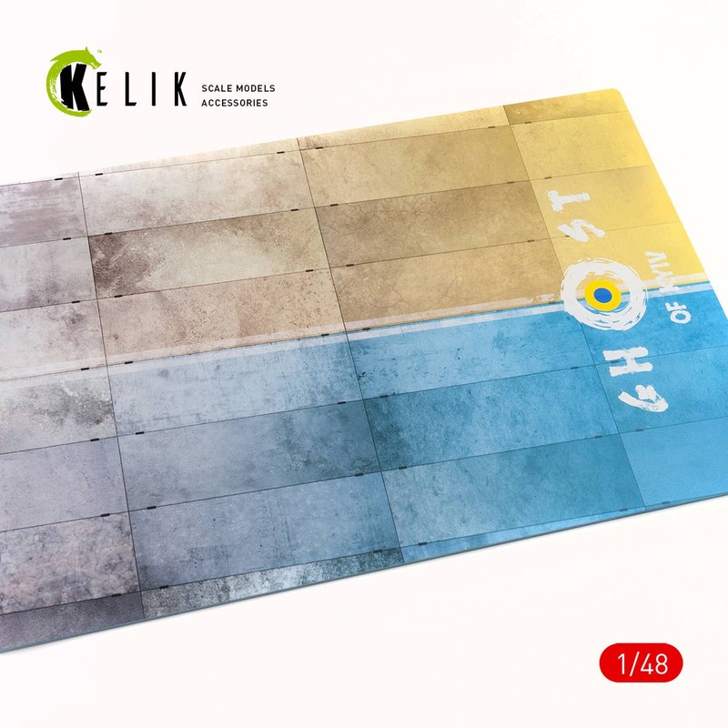 1/48 Concrete plates Ghost of Kyiv Base - Acrylic 3 mm (410 x 270 mm) (410 g)