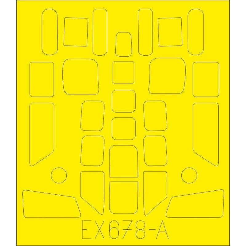 1/48 EX678 B-17G Masking Sheet (for HK Models)