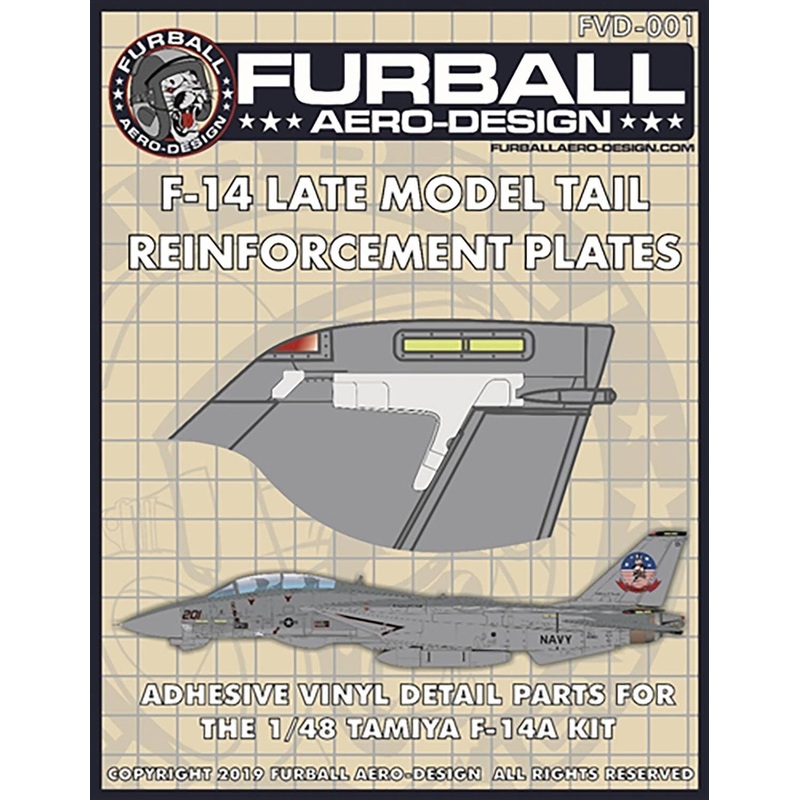 1/48 F-14 Tomcat Tail Reinforcement Plate