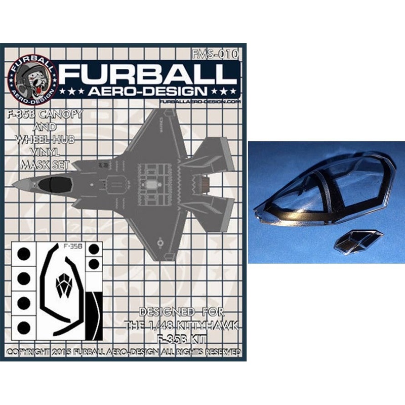 1/48 F-35B Vinyl Mask Set (for Kitty Hawk)