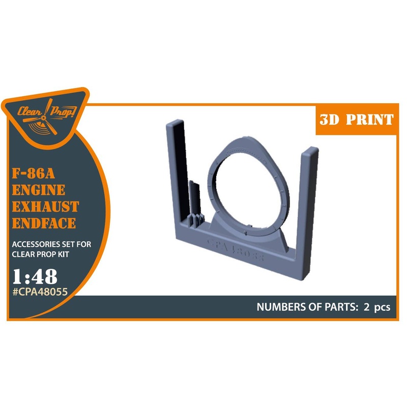 1/48 F-86A engine exhaust endface for Clear Prop! kits