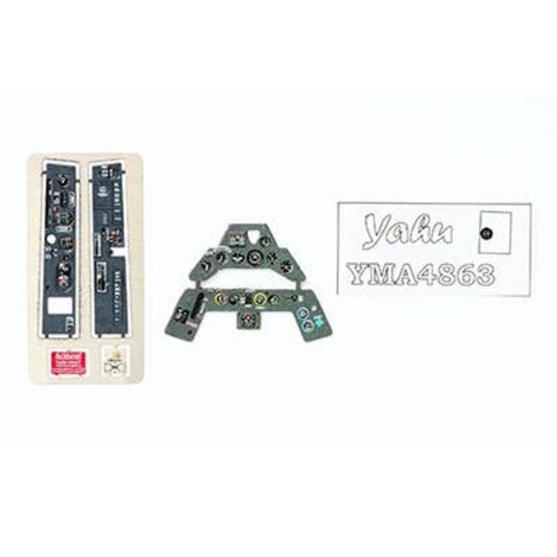 1/48 Focke-Wulf Fw190A-3 Coloring Instrument Panel (Eduard)