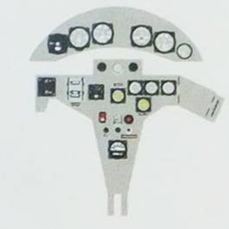 1/48 Heinkel He51 Coloring Instrument Panel Roden / Eduard